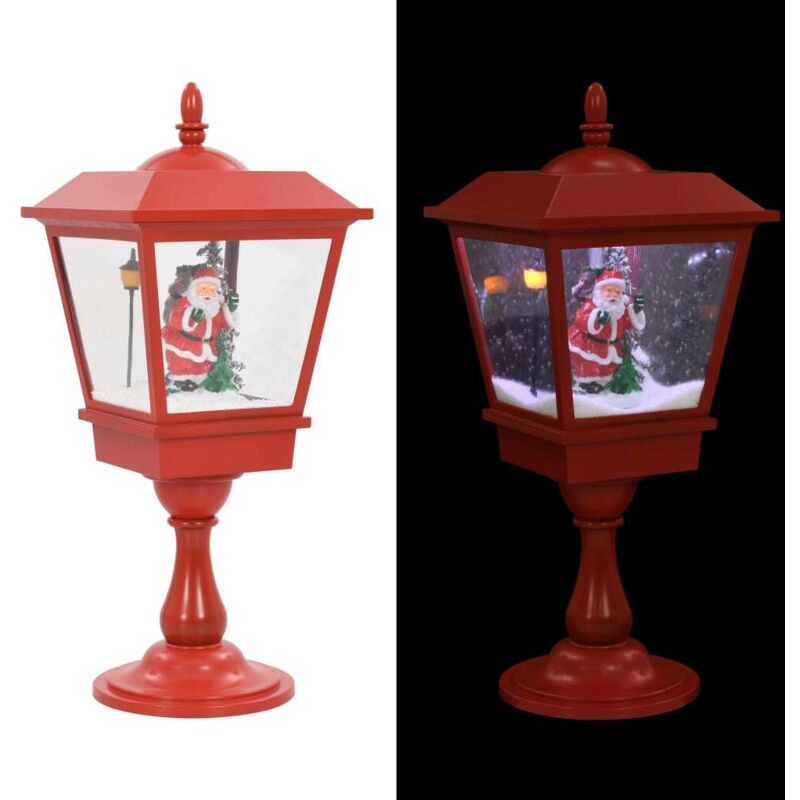 foto del prodotto lampada natalizia a piedistallo con babbo natale 64 cm led vidaxl