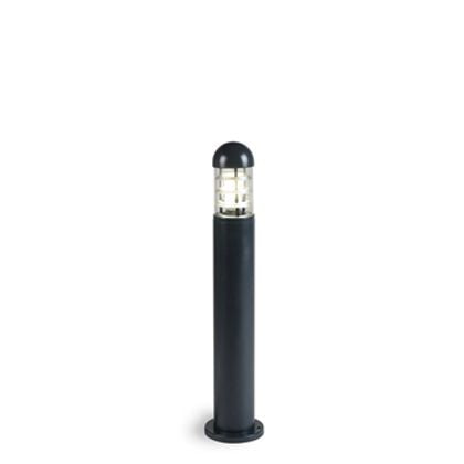 foto del prodotto lampada paletto basso per giardino colore grigio per esterno linea torch livos
