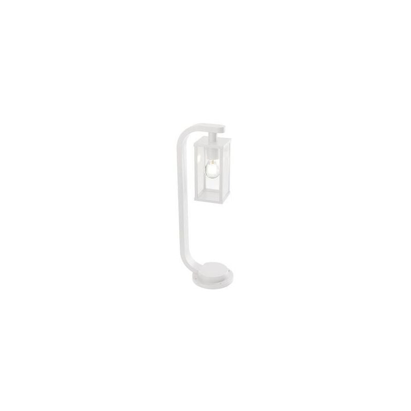 foto del prodotto lampada palo da giardino e27 60w in alluminio sovil bianco
