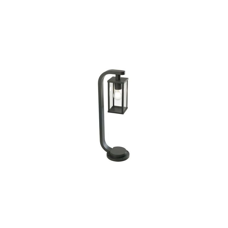 foto del prodotto lampada palo da giardino e27 60w in alluminio sovil nero