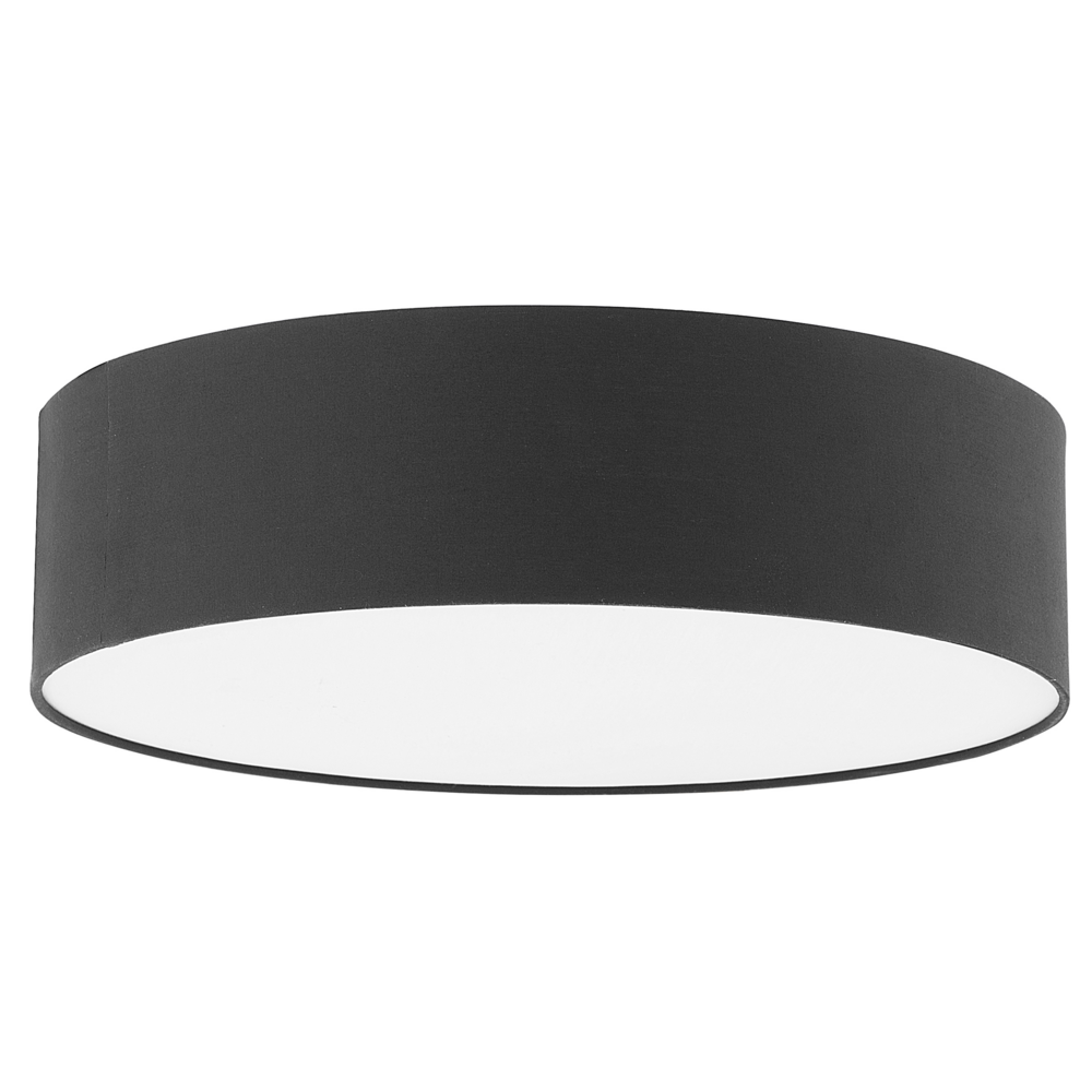 foto del prodotto lampada paralume in policotone nero ø 45 cm boho con stile moderno