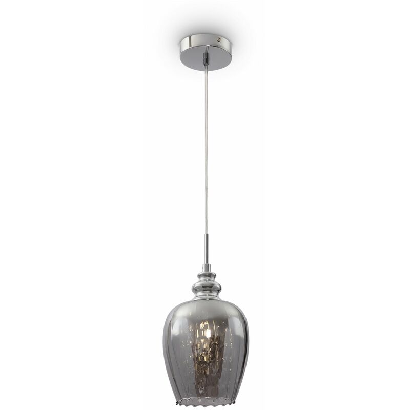 foto del prodotto lampada pendente pendant in metallo blues nickel
