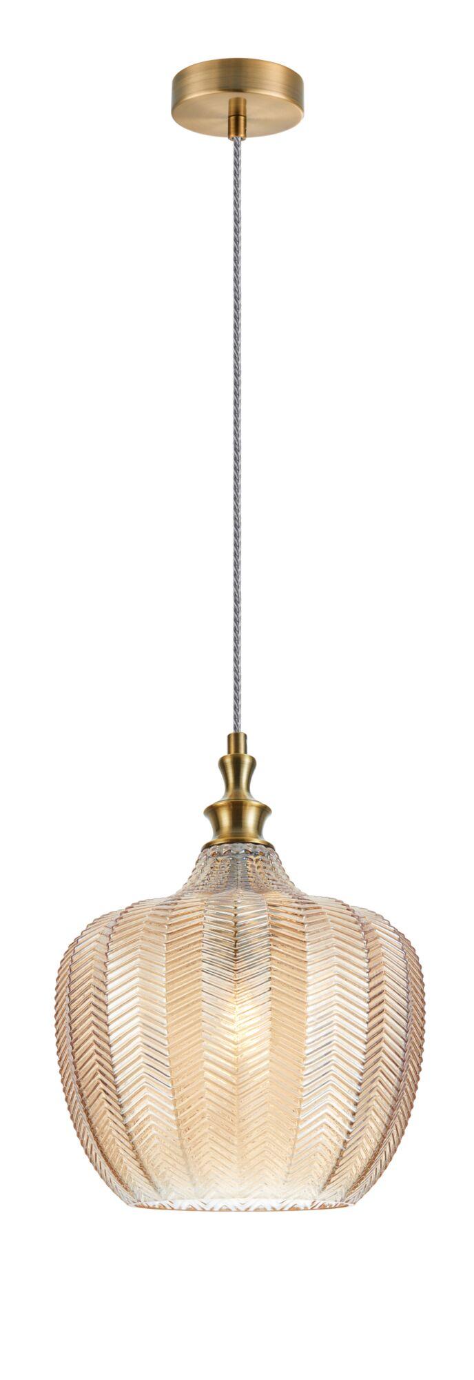 foto del prodotto lampada pendente pendant in metallo festa ottone