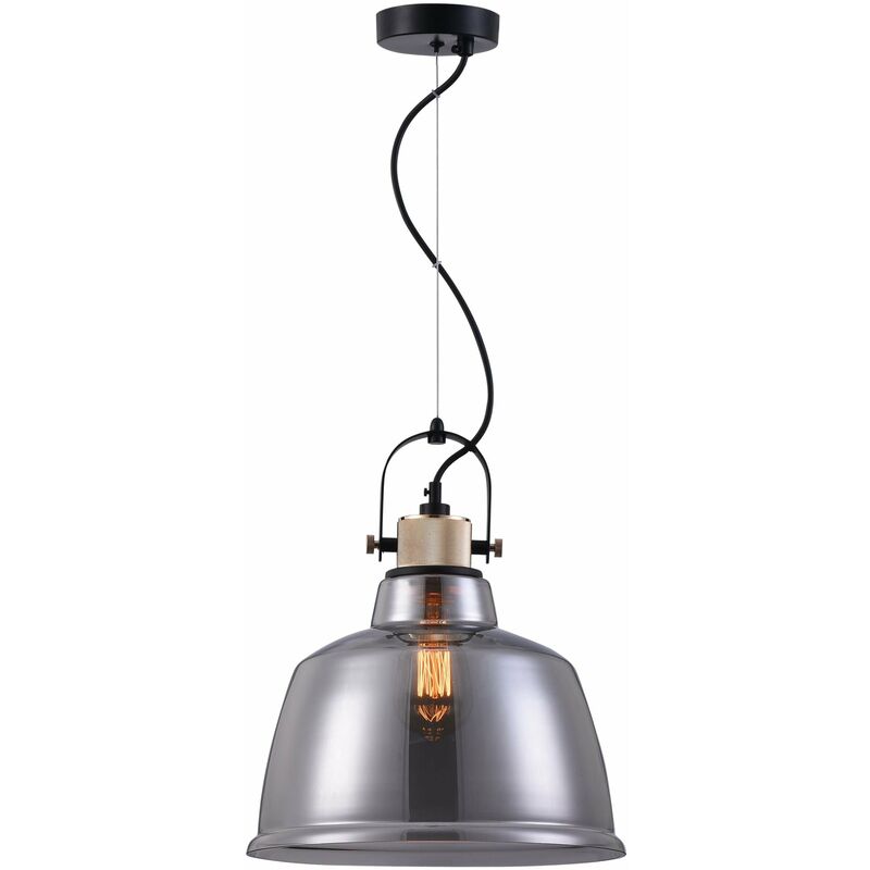 foto del prodotto lampada pendente pendant in metallo irving nero