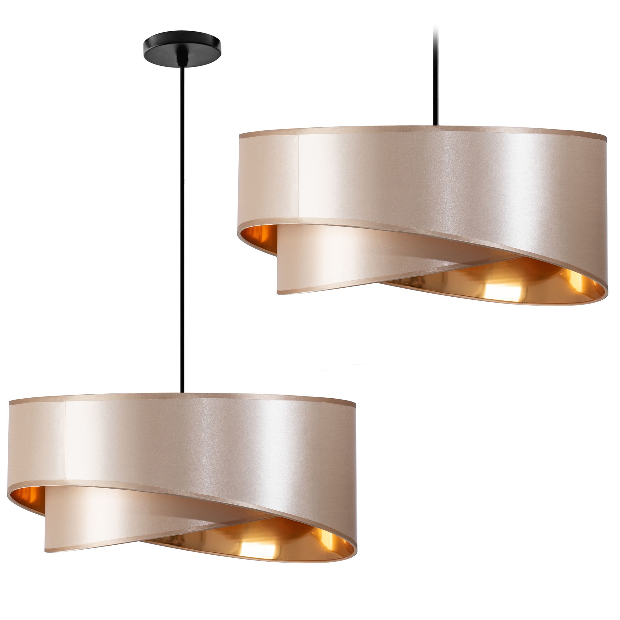 foto del prodotto lampada pensile beige gold 50cm app970-1cp