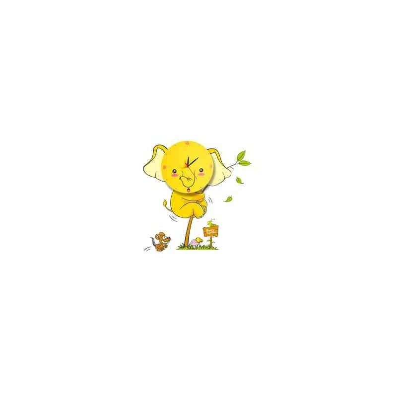 foto del prodotto lampada per bambini elephant led clock 0,6w led