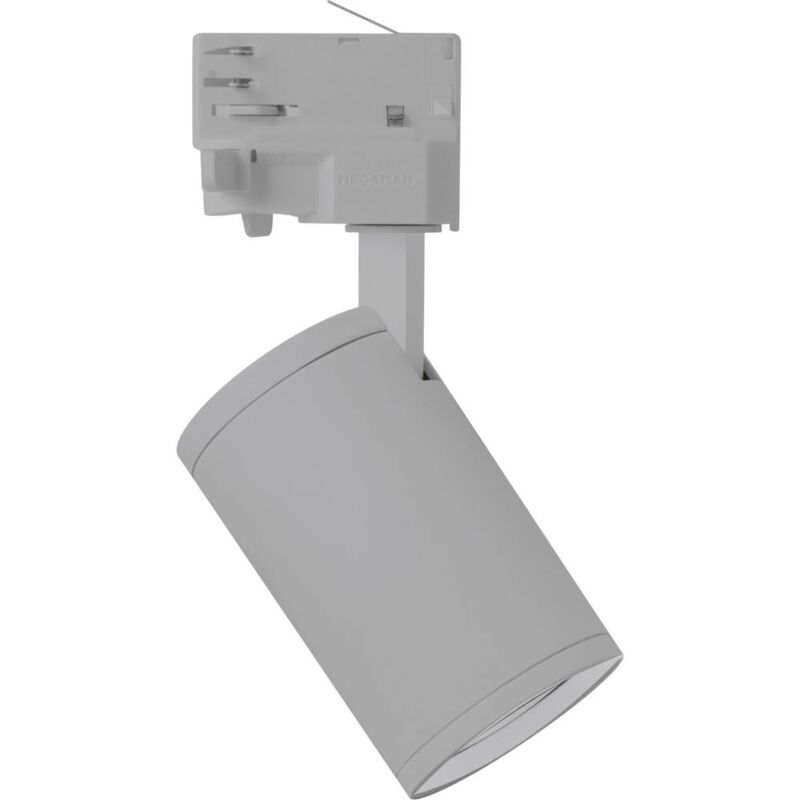 foto del prodotto lampada per sistema su binario trifase gu10 8 w led monocolore argento megaman