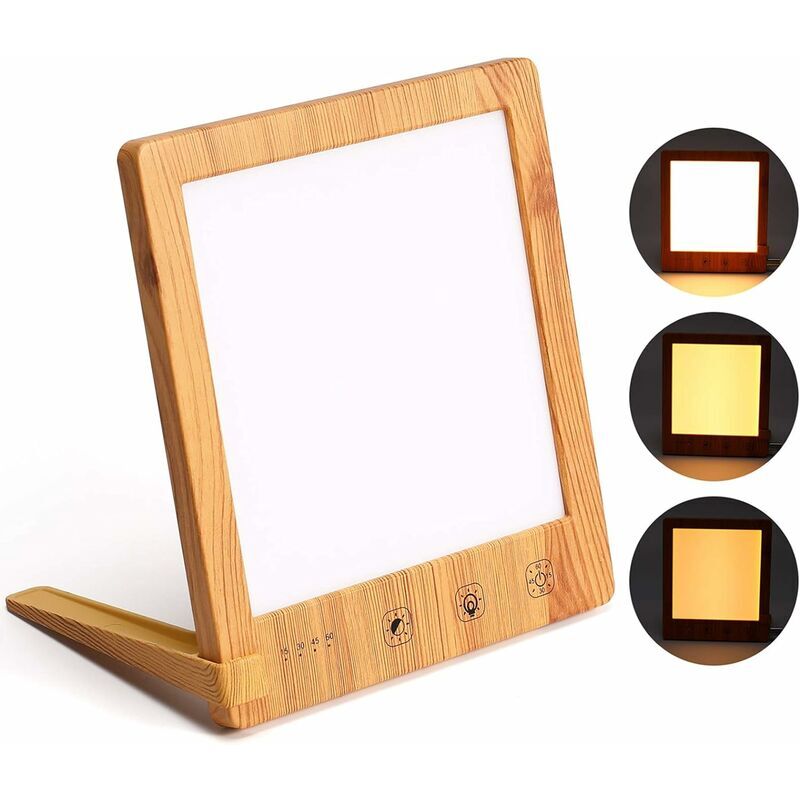 foto del prodotto lampada per terapia della luce, lampada per terapia a led da 10000 lux, lampada a led con controllo touch per interni, luce solare a led per ufficio