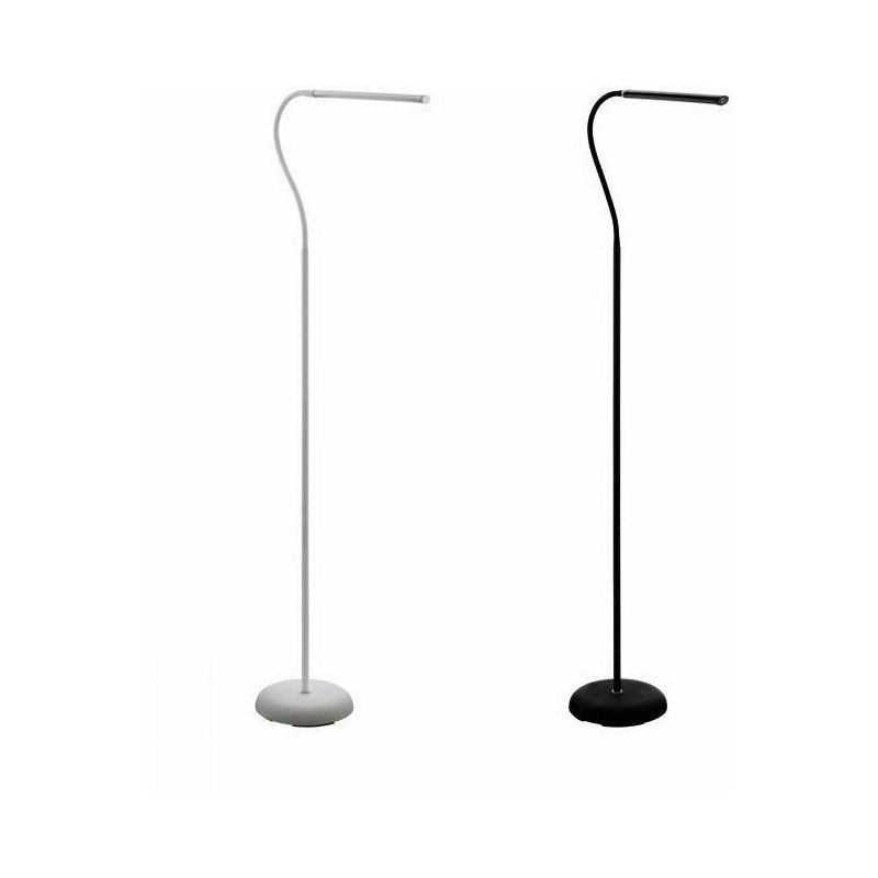 foto del prodotto lampada piantana da terra led moderna dimmer luce regolabile ufficio laroa eglo colore lampada nera