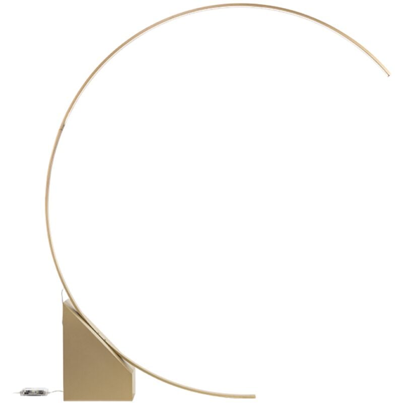 foto del prodotto lampada piantana led in metallo verniciato oro rune 176x204 cm
