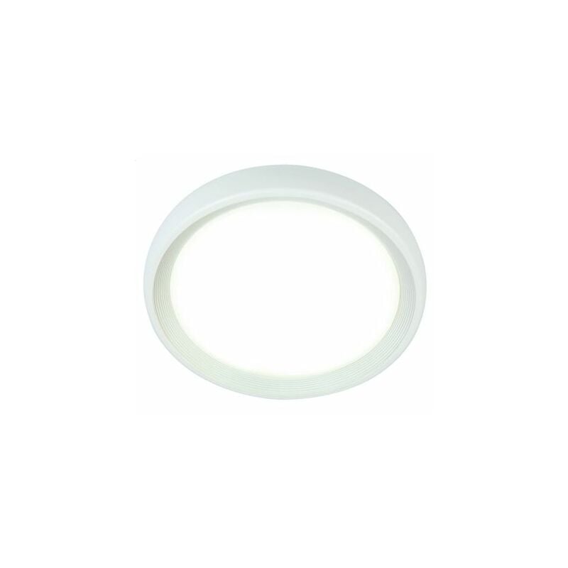 foto del prodotto lampada plafoniera 18w a led smd tonda grande colore bianco per esterno linea loft sovil
