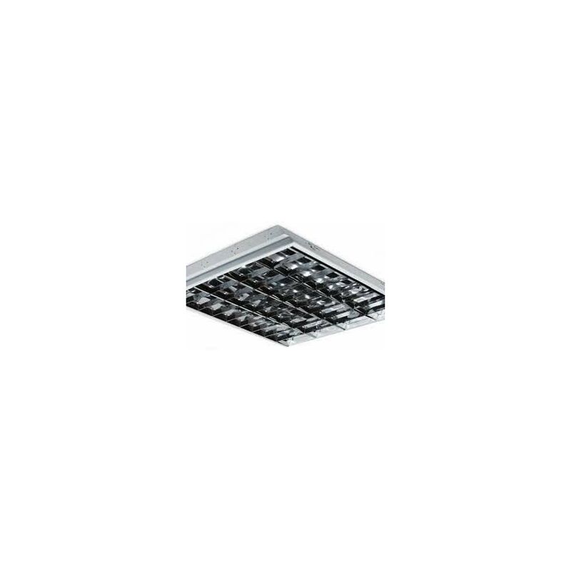foto del prodotto lampada plafoniera 4x18w inc 418 b tr tubo t8 attacco g13 ip20