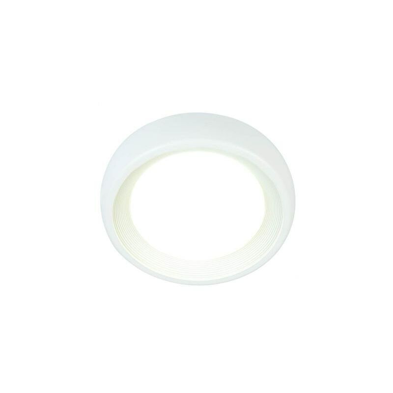 foto del prodotto lampada plafoniera 8w a led smd tonda piccola colore bianco per esterno sovil