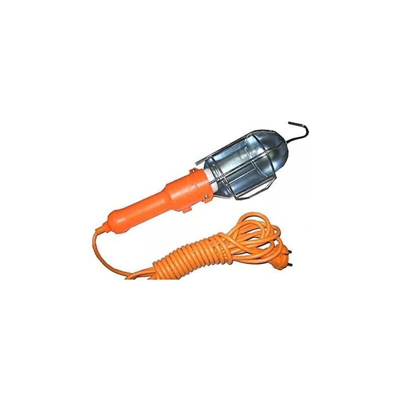 foto del prodotto lampada portatile con interruttore in metallo 10 m. 