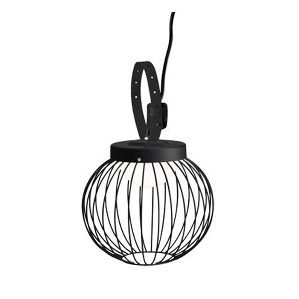 foto del prodotto lampada portatile contemporanea cage metallo grafite termplastico 20w led 3000k