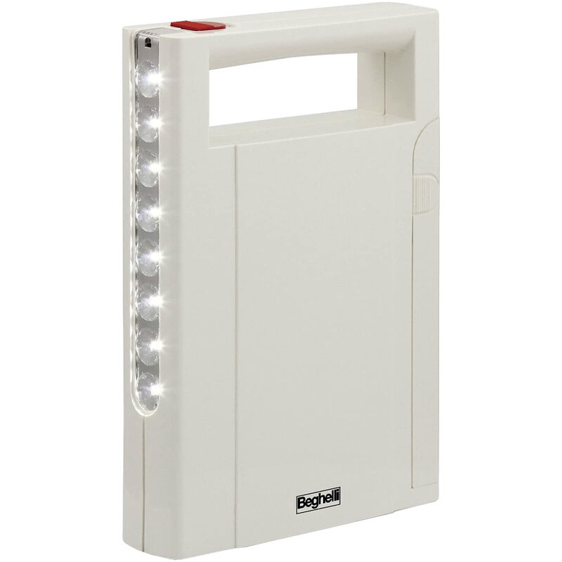 foto del prodotto lampada portatile ricaricabile anti black out beghelli autonomia 6 ore