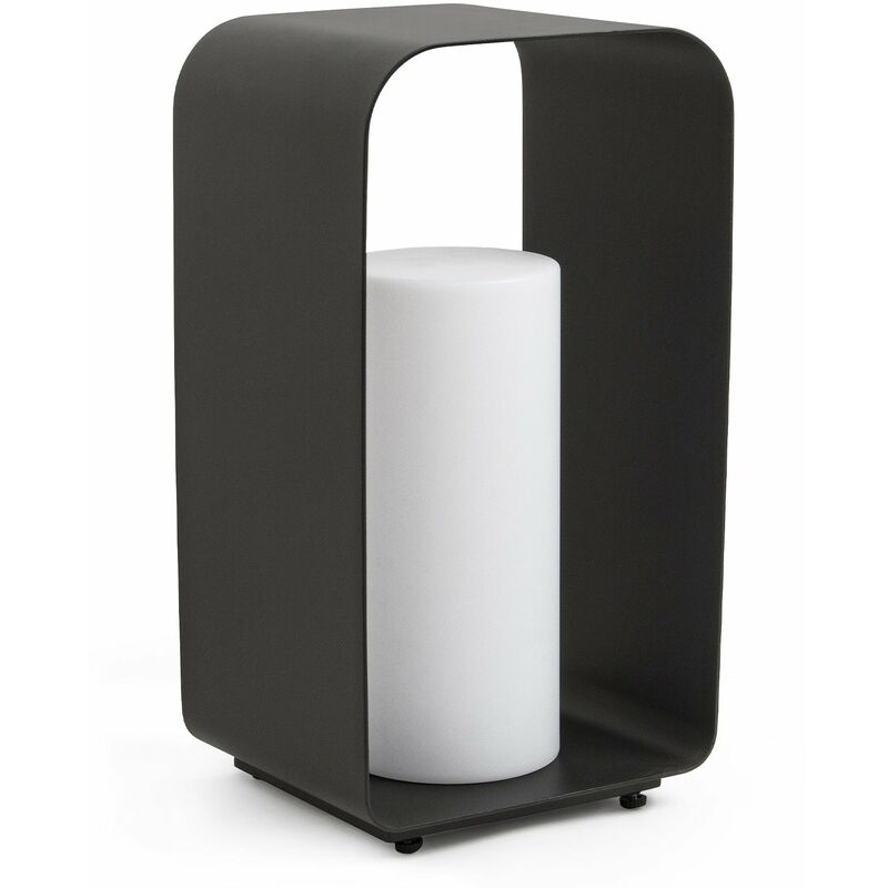 foto del prodotto lampada ridley antrac a led in alluminio per uso interno ed esterno grande antracite