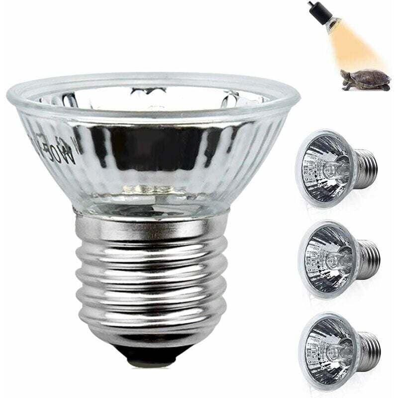 foto del prodotto lampada riscaldante tartaruga 50w e27 lampadina uva uvb lampadina alogena dimmerabile per rettili a spettro completo per lucertole, tartarughe