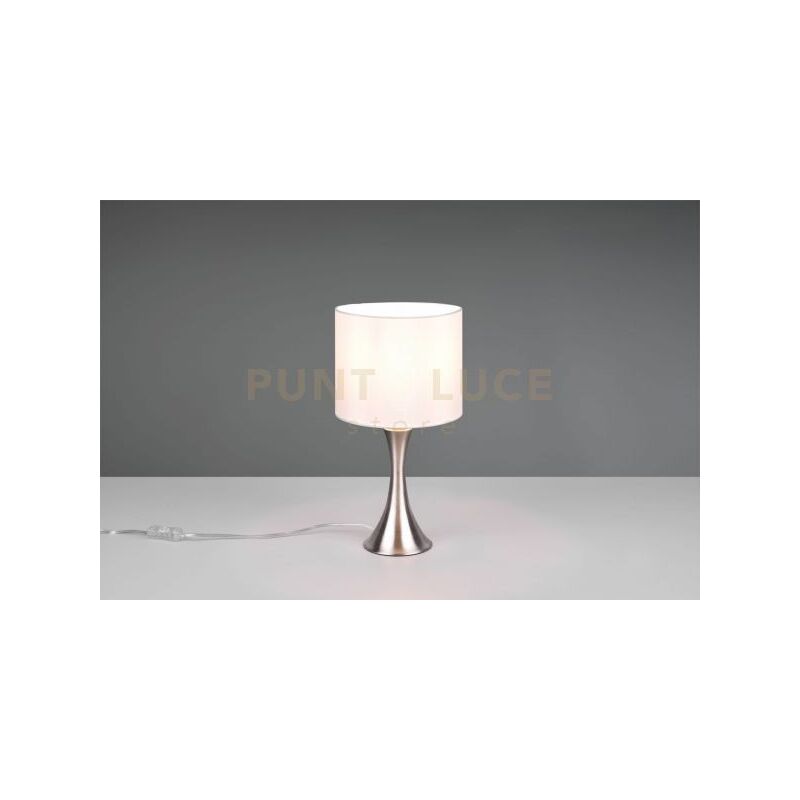 foto del prodotto lampada sabia paralume bianco e metallo acciaio 515790107