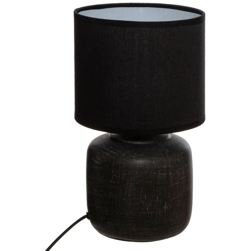 foto del prodotto lampada salta in ceramica nera h27cm atmosphera cr ateur d int rieur