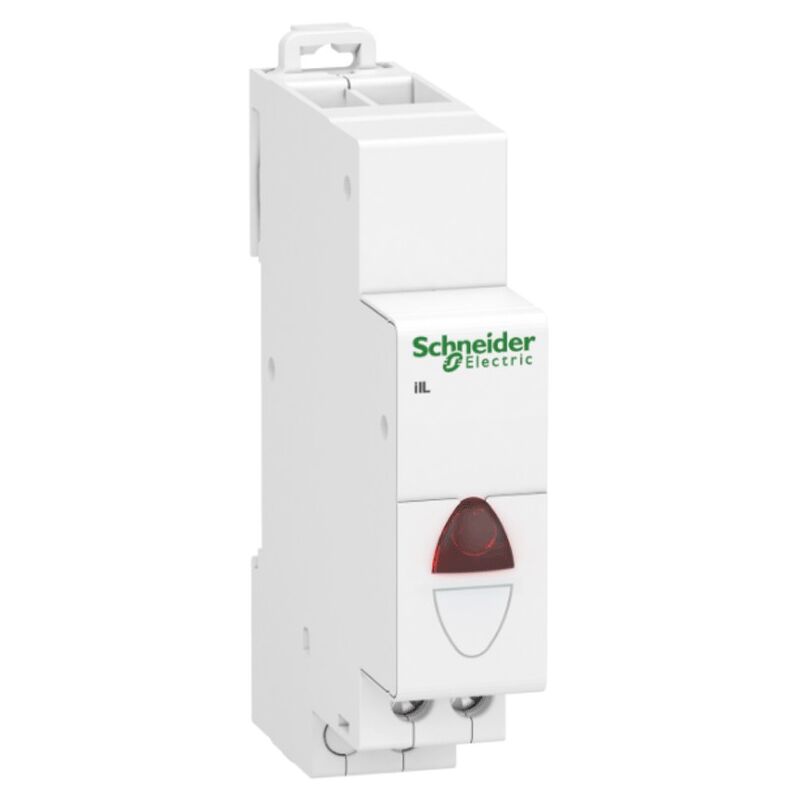 foto del prodotto lampada schneider spia 1 modulo 110 230v led rosso a9e18320