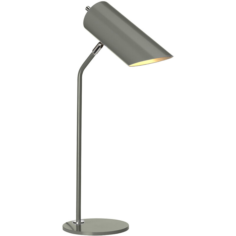 foto del prodotto lampada scrivania industrial nordico quinto acciaio grigio nichel 1 luce e27