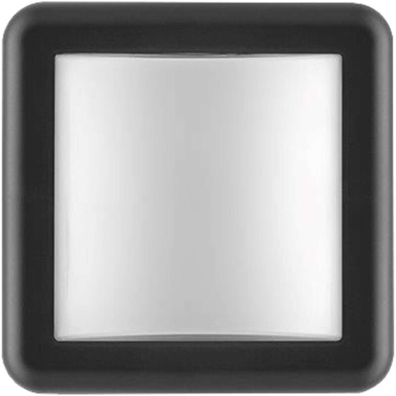 foto del prodotto lampada segna sentiero 370 lumen cm 14x14x5 in plastica schermo in policarbonato opalino per giardino esterno