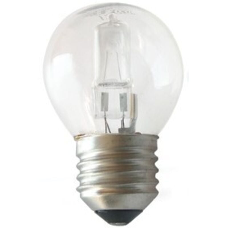 foto del prodotto lampada sfera alogena e27 18w 230v trasparente duralamp cod. 01418 