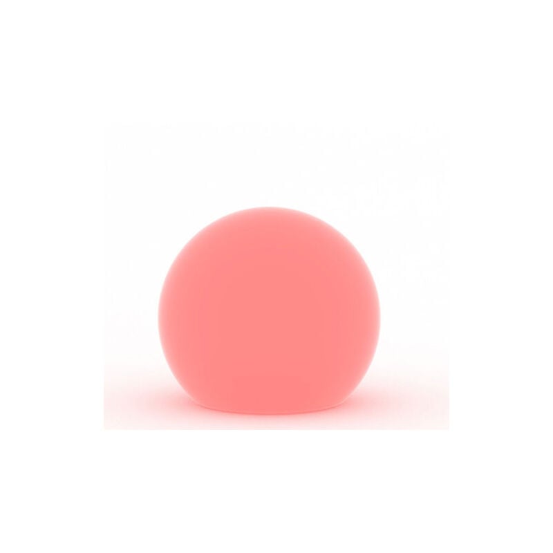 foto del prodotto lampada sfera luminosa da giardino mod. hoop 50 cm luce rosso con cavo