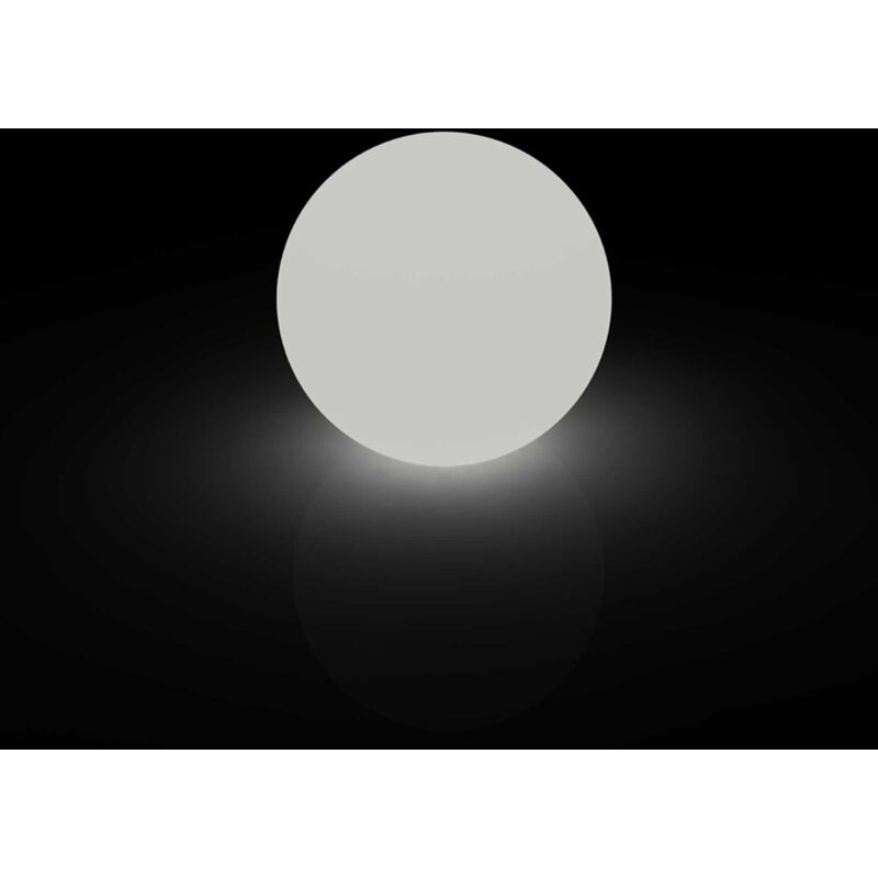 foto del prodotto lampada sferica a led da appoggio mod. moon 45 cm