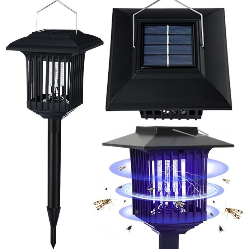 foto del prodotto lampada solare a led j 22 black