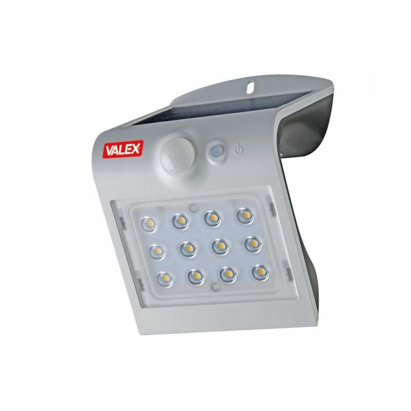foto del prodotto lampada solare bianca da esterno con sensore pro240 valex