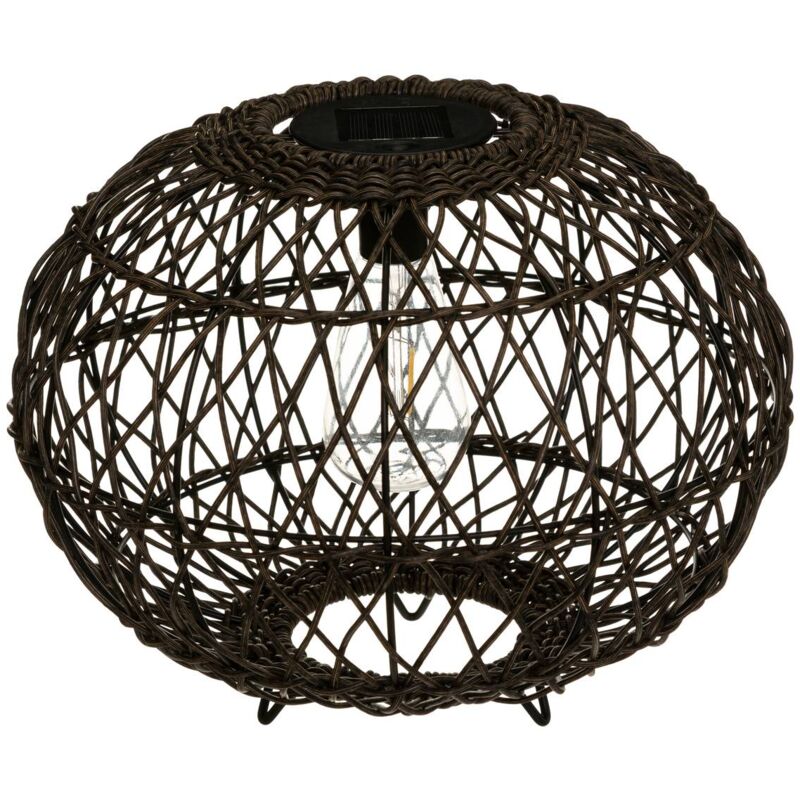 foto del prodotto lampada solare boule nera d31cm atmosphera cr ateur d int rieur
