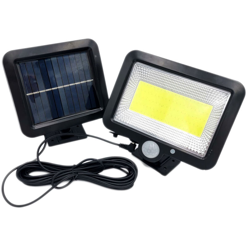 foto del prodotto lampada solare da esterno con sensore di movimento, 1,5 w, 150 led