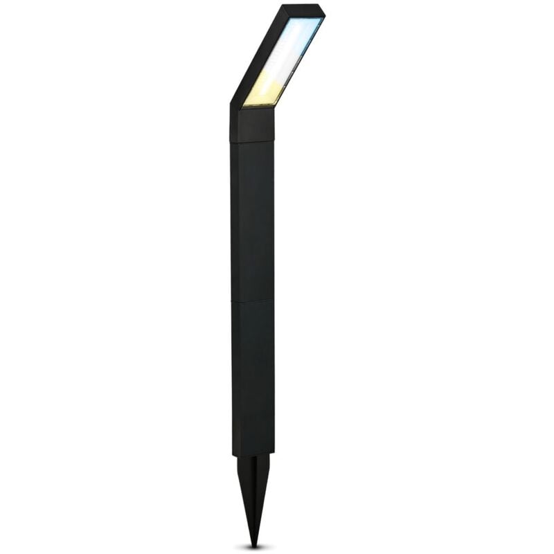 foto del prodotto lampada solare da esterno lampada da esterno illuminazione esterna sensore crepuscolare lampada da terra
