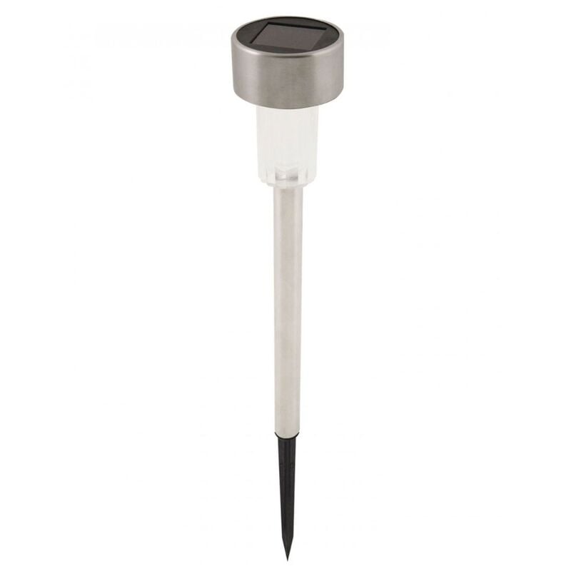 foto del prodotto lampada solare da giardino blossom alluminio 26cm velamp