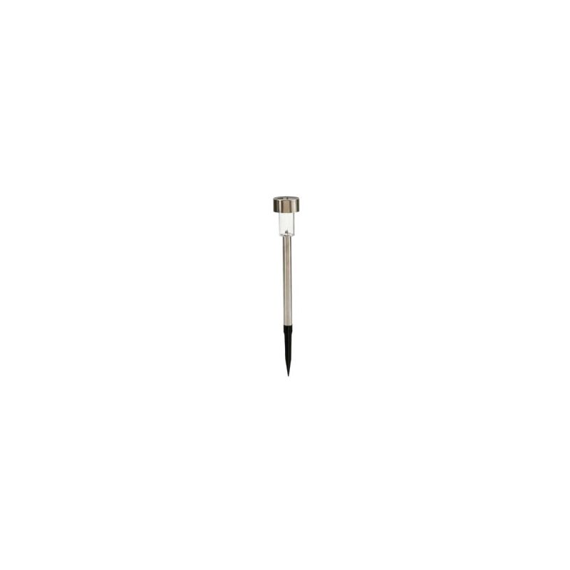 foto del prodotto lampada solare da giardino in acciaio inox 1 led 5x23cm 28615 ibergarden