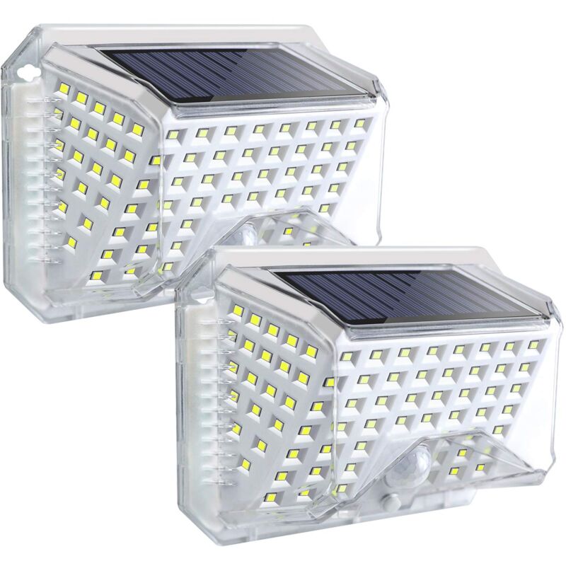 foto del prodotto lampada solare esterna 270 led con sensore di movimento impermeabile