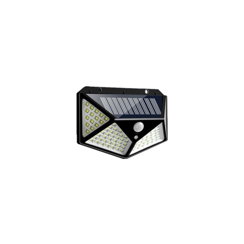 foto del prodotto lampada solare esterna impermeabile ip65 da 100 led
