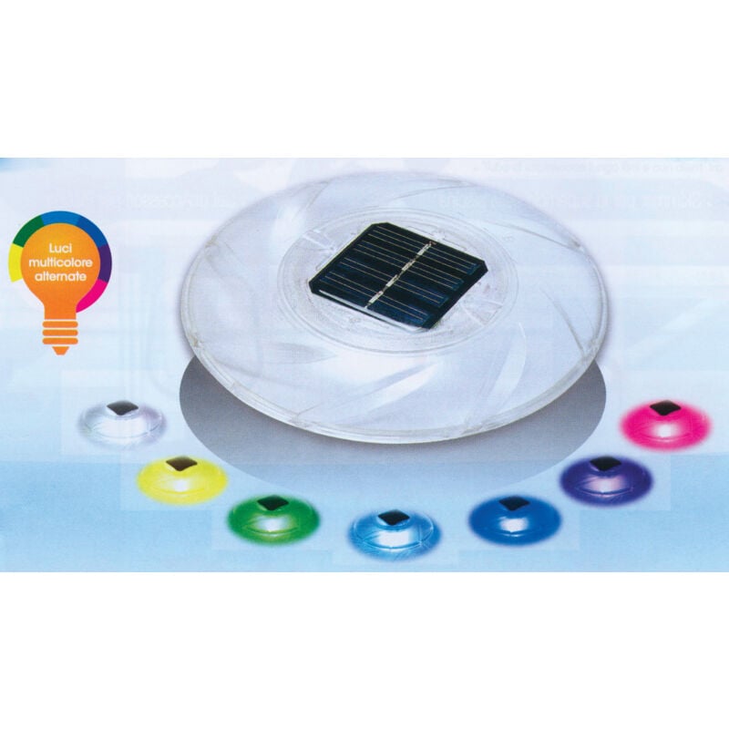 foto del prodotto lampada solare galleggiante per piscina