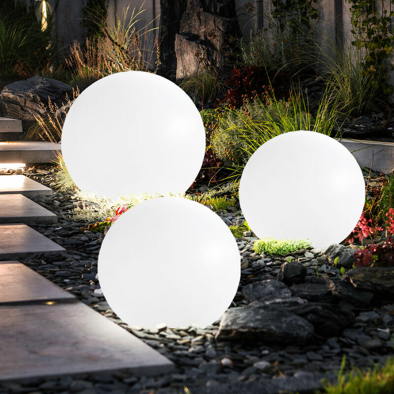 foto del prodotto lampada solare lampada solare lampada a sfera lampada da giardino lampada a sfera lampada da vialetto, picchetto ip44 batteria resistente alle