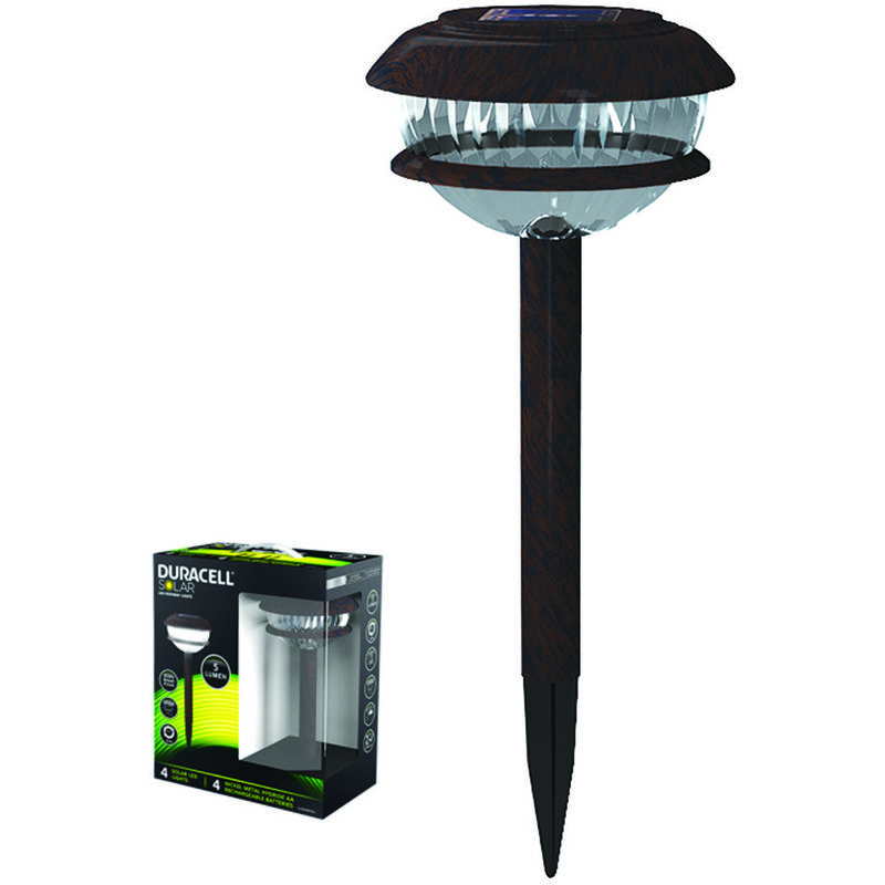 foto del prodotto lampada solare led abs in set da 4 pezzi mm.143x371h. 5 lumen