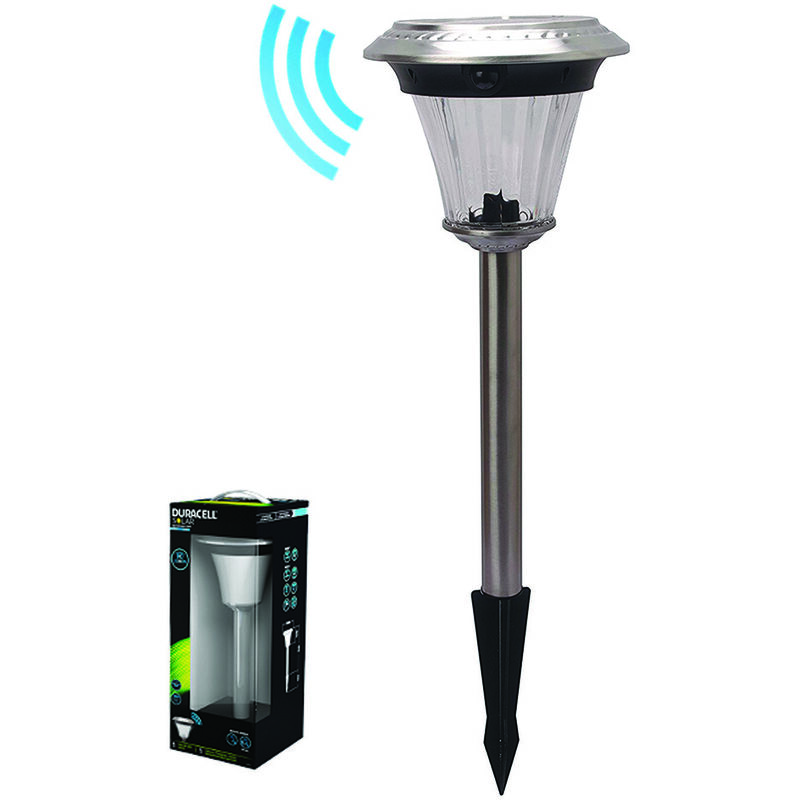 foto del prodotto lampada solare led verre con sensore mm.168x547h. 9 90 lumen