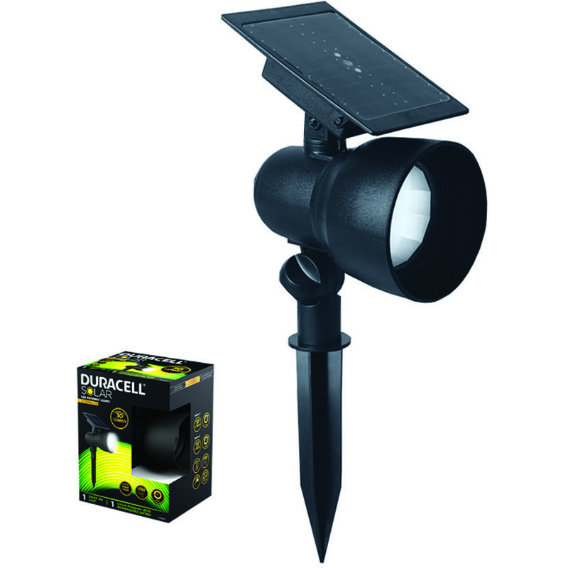 foto del prodotto lampada solare orientabile con puntale mm. 451h. 30 24 lumen