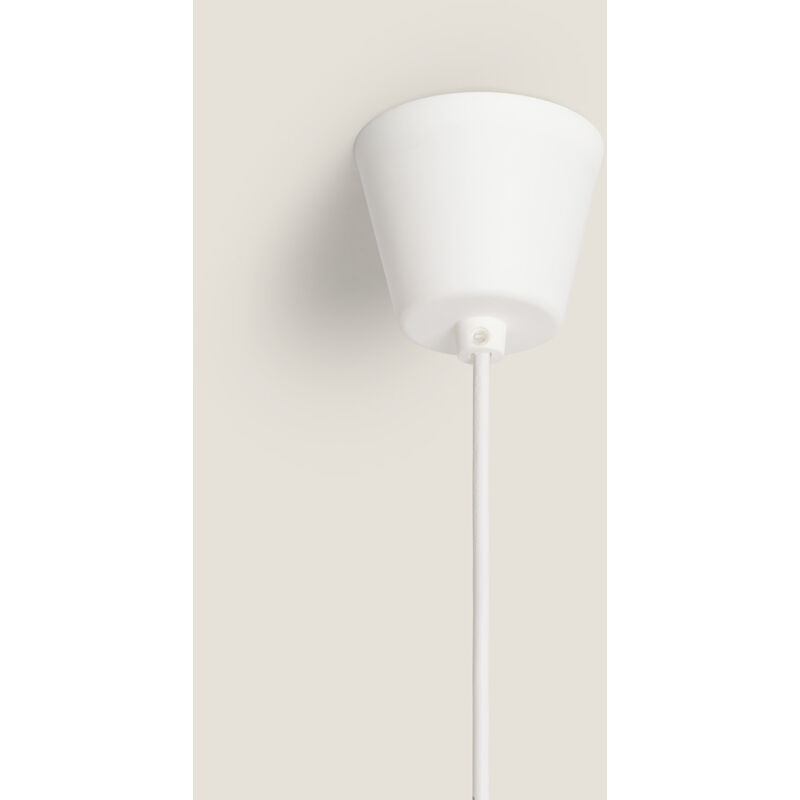 foto del prodotto lampada sospensione fibre naturali ilai cammello