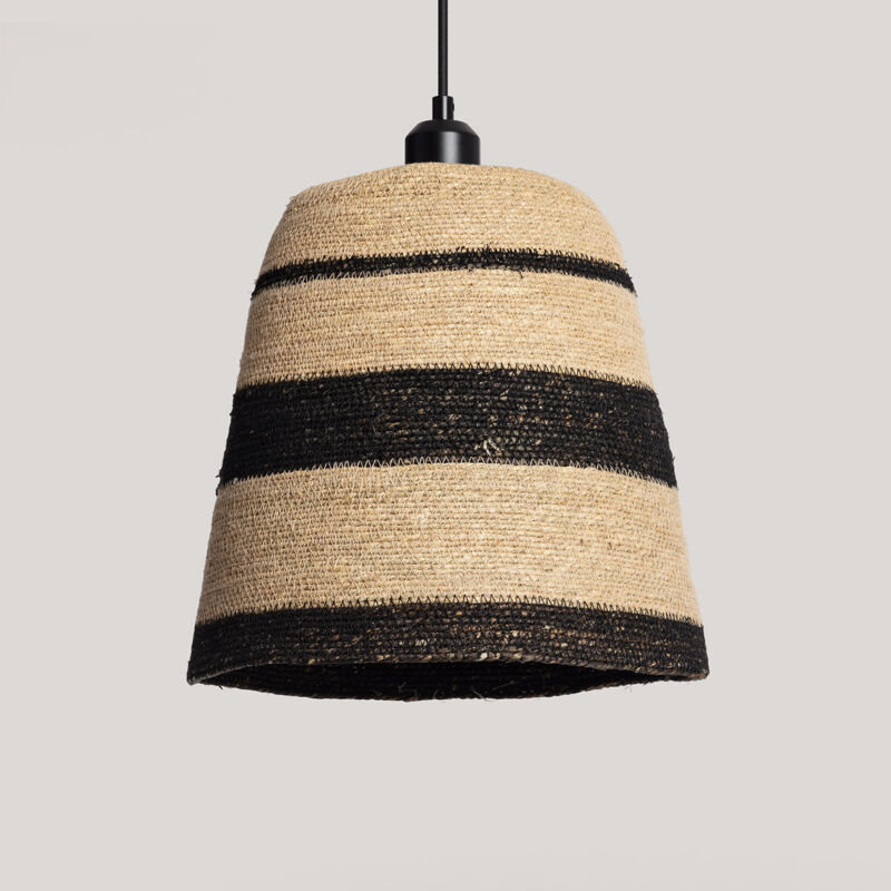 foto del prodotto lampada sospensione fibre naturali kavya