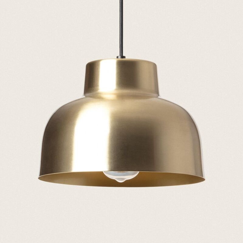 foto del prodotto lampada sospensione metallo beth oro