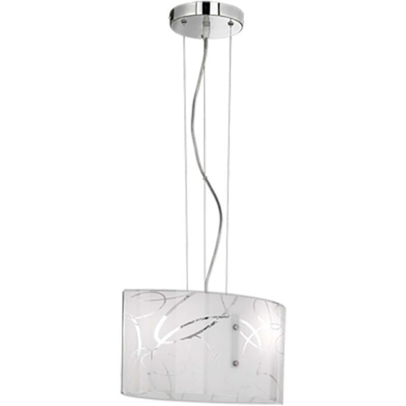 foto del prodotto lampada sospensione spirelli decoro cerchi e27 40 cm