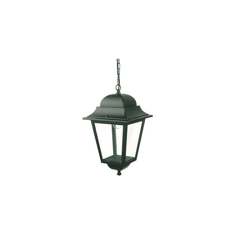 foto del prodotto lampada sospesa colore nero per esterno linea maxi quadrata livos