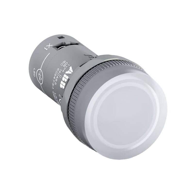foto del prodotto lampada spia con led integrato bianco, 110-130vc.a.